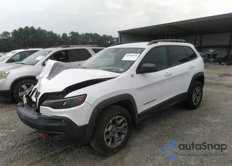 2020 Jeep Cherokee Trailhawk 4X4 z USA, uszkodzony, nr VIN 1C4PJMBX0LD587293